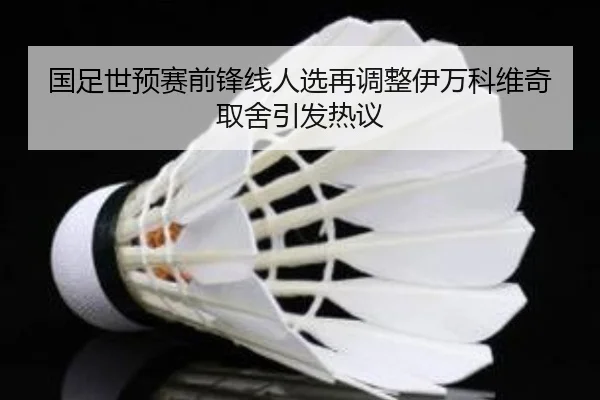 国足世预赛前锋线人选再调整伊万科维奇取舍引发热议